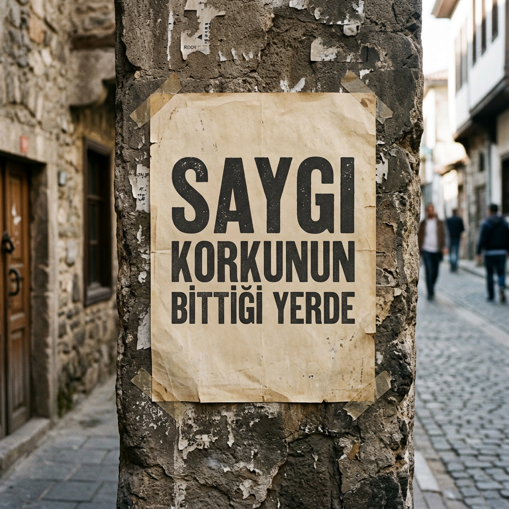Saygı: Korkunun Bittiği Yerde